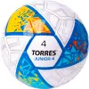 Мяч футб. TORRES Junior-4, F323804, р.4,глянц.ПУ, 4 сл, 32п, руч.сш, бел-жел-гол за 2&nbsp;070.60 ₽ купить в Казани