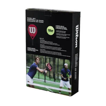 Набор для падела WILSON Optix XP Padel KIT, WR202110U2, ракетка + 3мяча, красный за 20&nbsp;362.60 ₽ купить в Казани