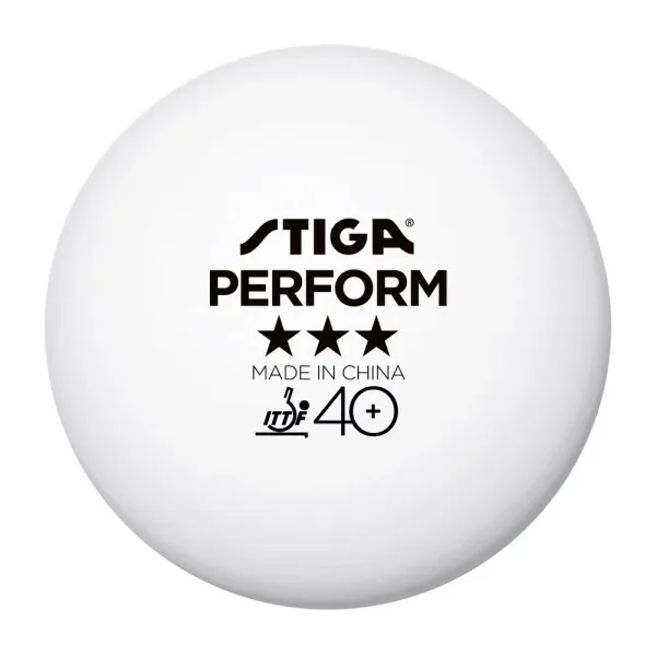 Мяч для наст. тенниса Stiga Perform 3***, 40+, 1113-2110-06, пластик, ITTF Appr., уп.6 шт, бел за 2&nbsp;121.60 ₽ в Казани