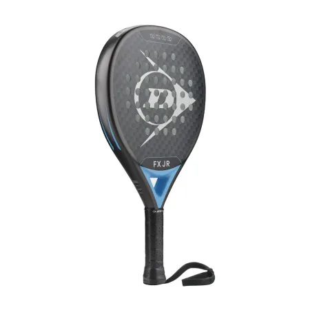 Ракетка для падела Dunlop FX Jr, 10370738, для юниоров, гибрид, графит, черно-голубой за 11&nbsp;019.40 ₽ купить в Казани