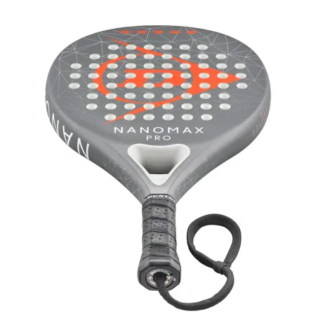 Ракетка для падела Dunlop Nanomax Pro, 10370739, для профессионалов, карбон,серо-оранжевый за 17&nbsp;248.20 ₽ купить в Казани