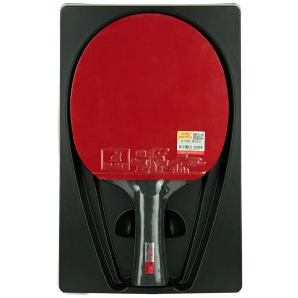 Ракетка для н/т DOUBLE FISH Black Carbon King Racket 3***, для професс.,ITTF Appr.,накл.2,1,мм за 4&nbsp;346.90 ₽ в Казани