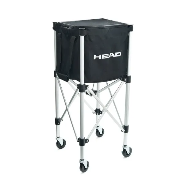 Корзина для теннисных мячей HEAD TT7003, на 125 мячей,с сумкой-переноской, складная, металл, черный за 6&nbsp;942.80 ₽ в Казани