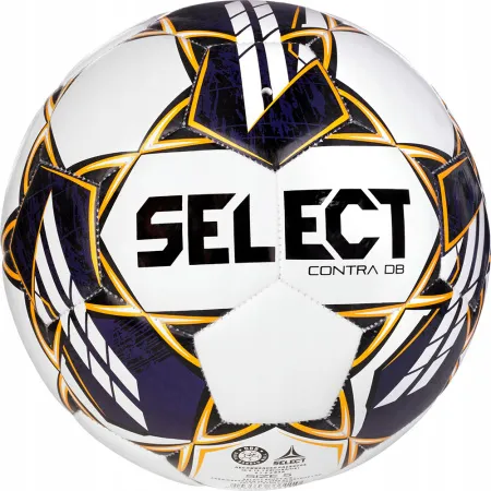 Мяч футб. SELECT Contra DB v23, 0855160600, р.5, FIFA Basic, 32 пан, ПУ, гибр.сш, бело-чер-желтый за 4&nbsp;175.20 ₽ купить в Казани