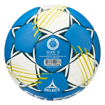 Мяч ганд. SELECT HB FORCE DB V25, 1622858205, Senior (р.3), EHF Appr,ПУ, гибр.сш., сине-белый за 8&nbsp;438.80 ₽ купить в Казани