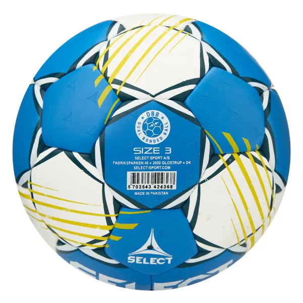 Мяч ганд. SELECT HB FORCE DB V25, 1622858205, Senior (р.3), EHF Appr,ПУ, гибр.сш., сине-белый за 8&nbsp;438.80 ₽ в Казани