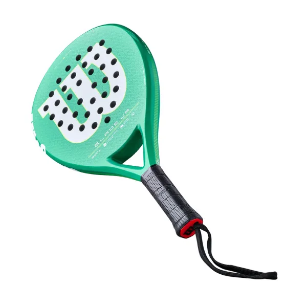 Ракетка для падела WILSON Blade Jr  V4 Padel, WR213811U0, для начин-х, стекловолокно, зеленый за 14&nbsp;934.50 ₽ в Казани