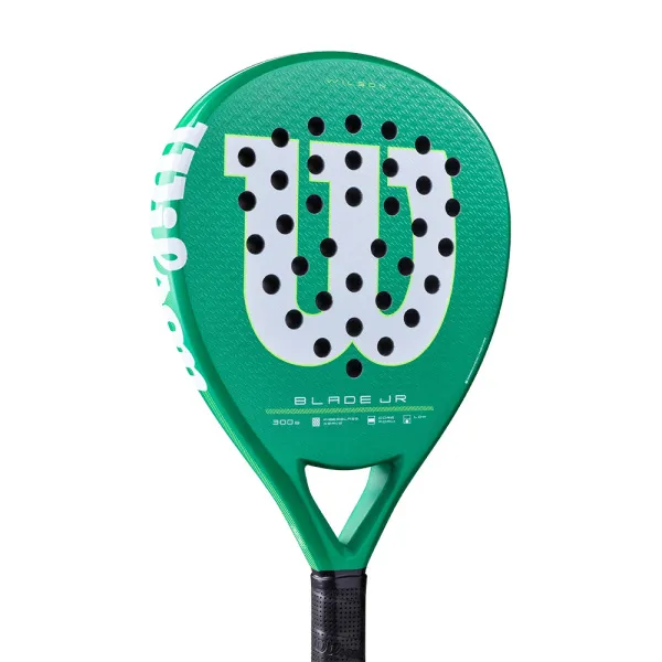 Ракетка для падела WILSON Blade Jr  V4 Padel, WR213811U0, для начин-х, стекловолокно, зеленый за 14&nbsp;934.50 ₽ в Казани