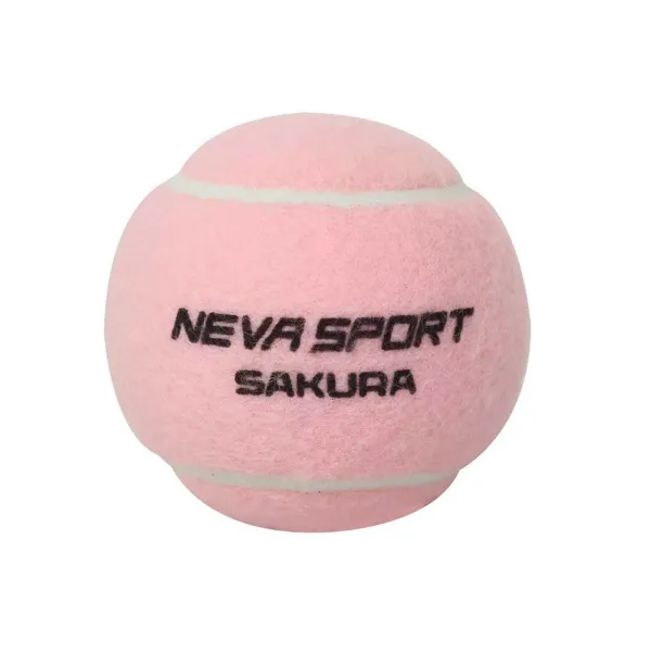 Мяч для падела NS Sakura, UAA2, уп.3 шт, сукно, нат.резина, розовый за 824.50 ₽ в Казани