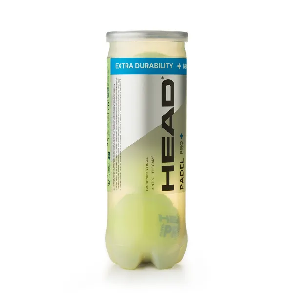 Мяч для падела HEAD Padel Pro+, 540203, уп.3 шт, FIP Approved, войлок,нат.резина,желтый за 933.30 ₽ в Казани