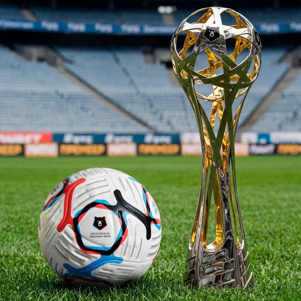 Мяч футб. KELME Russian Premier League, 7601QU5216-100, р.5, FIFA Pro, 10п, ПУ, термосш, бел-син-кр за 10&nbsp;672.60 ₽ в Казани