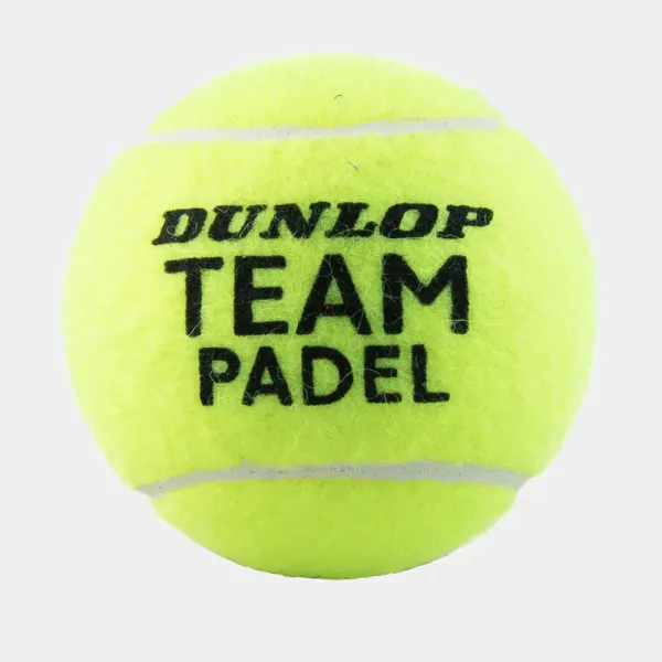 Мяч для падела Dunlop Team Padel, 601553, уп.3 шт, сукно, нат.резина,желтый за 1&nbsp;110.10 ₽ в Казани