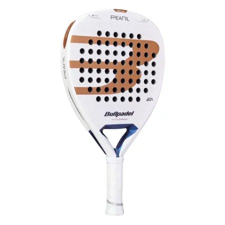 Ракетка для падела BULLPADEL Pearl 27, 497249, для проф-в, стекловолокно,карбон, бело-золотистый за 44&nbsp;319 ₽ купить в Казани