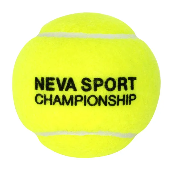 Мяч теннисный NS Championship 3B, 124001, уп.3шт, сукно, нат.резина, желтый за 646 ₽ в Казани