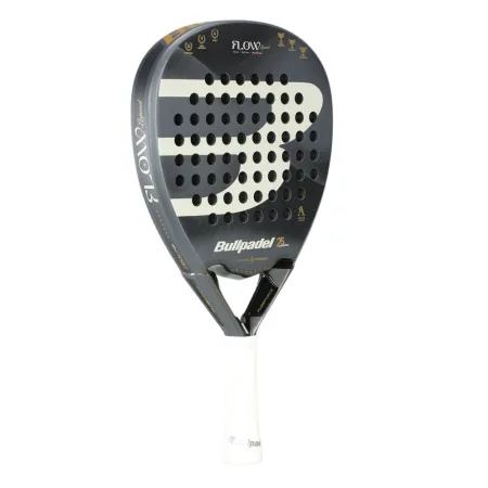 Ракетка для падела BULLPADEL Flow Legend, 494405, для профессионалов, стекловолокно,черно-белый за 31&nbsp;307.20 ₽ купить в Казани