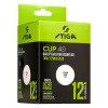 Мяч для наст. тенниса Stiga Cup ABS, 1110-2510-12, диам.40+мм, пластик, упак. 12 шт, белый за 1&nbsp;774.80 ₽ купить в Казани