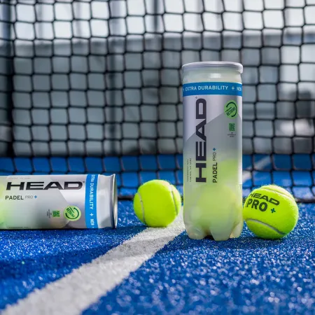 Мяч для падела HEAD Padel Pro+, 540203, уп.3 шт, FIP Approved, войлок,нат.резина,желтый за 933.30 ₽ купить в Казани