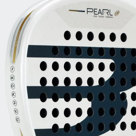 Ракетка для падела BULLPADEL Pearl 26, 493804, для профессионалов, карбон, бело-серый за 35&nbsp;929.50 ₽ купить в Казани