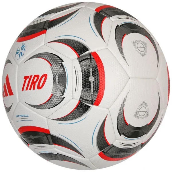 Мяч футб. ADIDAS Tiro Pro JW1533, р.5, FIFA Pro, 32 пан., ПУ, термосшивка, бело-серо-красный за 14&nbsp;133.80 ₽ в Казани
