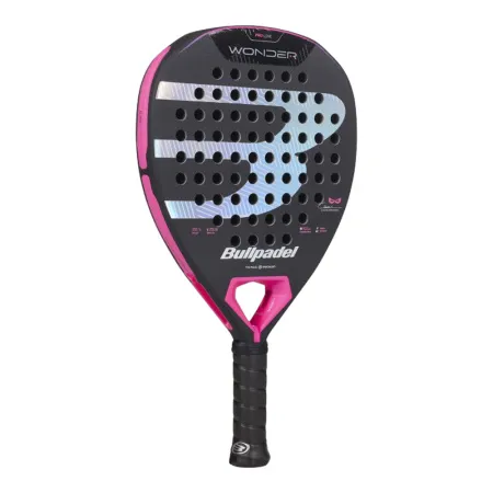 Ракетка для падела BULLPADEL Wonder 27, 497250, для продв.игроков, стекловолокно, карбон, черно-роз за 42&nbsp;969.20 ₽ купить в Казани
