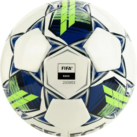 Мяч футзал. SELECT Futsal Master Shiny V22, 1043460004, р.4, Basic,32п, гл.ПУ, руч.сш,бел-син-зел за 7&nbsp;539.50 ₽ купить в Казани