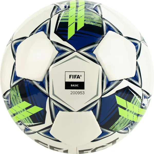 Мяч футзал. SELECT Futsal Master Shiny V22, 1043460004, р.4, Basic,32п, гл.ПУ, руч.сш,бел-син-зел за 7&nbsp;539.50 ₽ в Казани