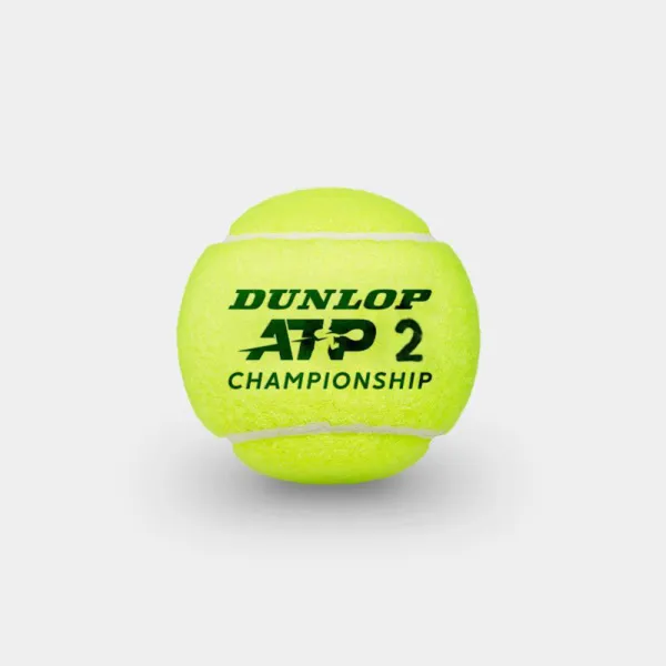 Мяч теннисный Dunlop ATP Championship 3B, 601626, уп.3ш, одобр. ITF, нат.резина,фетр. за 943.50 ₽ в Казани