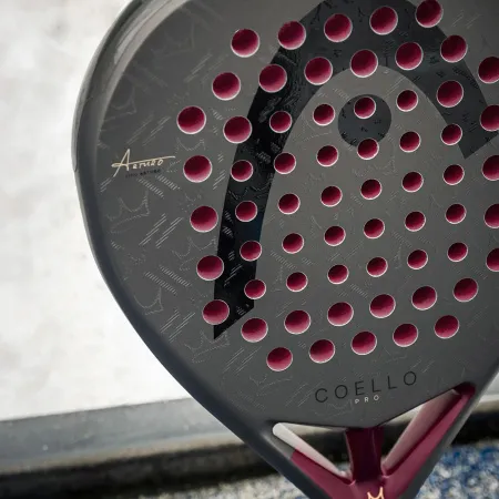 Ракетка для падела HEAD Coello Pro 2026, 225036, для профессионалов, карбон, коричнево-бордовый за 33&nbsp;619.20 ₽ купить в Казани