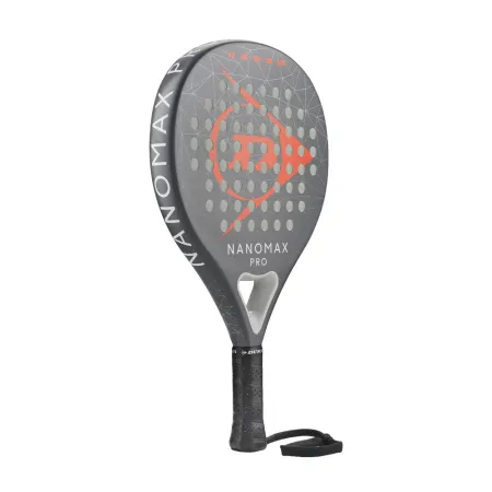 Ракетка для падела Dunlop Nanomax Pro, 10370739, для профессионалов, карбон,серо-оранжевый за 17&nbsp;248.20 ₽ купить в Казани