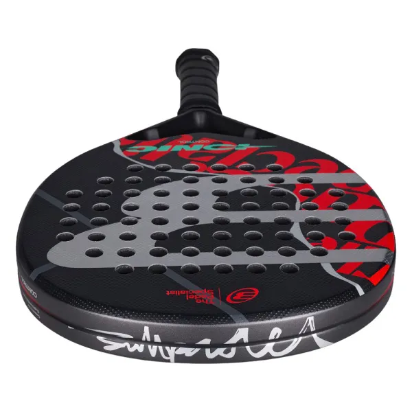 Ракетка для падела BULLPADEL Ionic Control 26, 494412, для продв. игроков, карбон, черно-красный за 33&nbsp;734.80 ₽ в Казани
