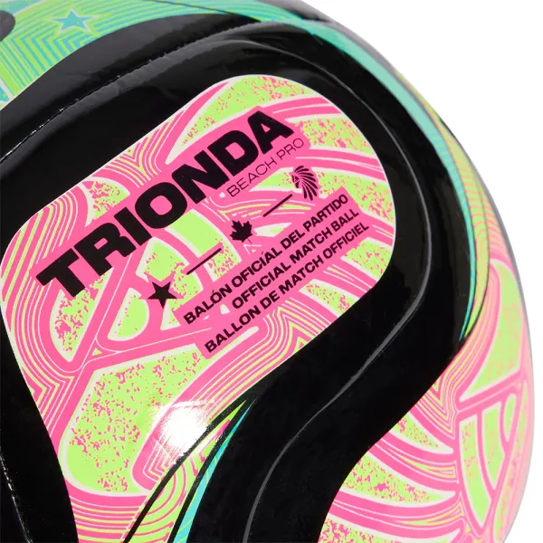 Мяч для пляж. футб. ADIDAS WC26 Trionda Pro Beach, JD8036, р.5, FIFA Pro, 4п, ТПУ, маш.сш, мультикол за 7&nbsp;573.50 ₽ в Казани