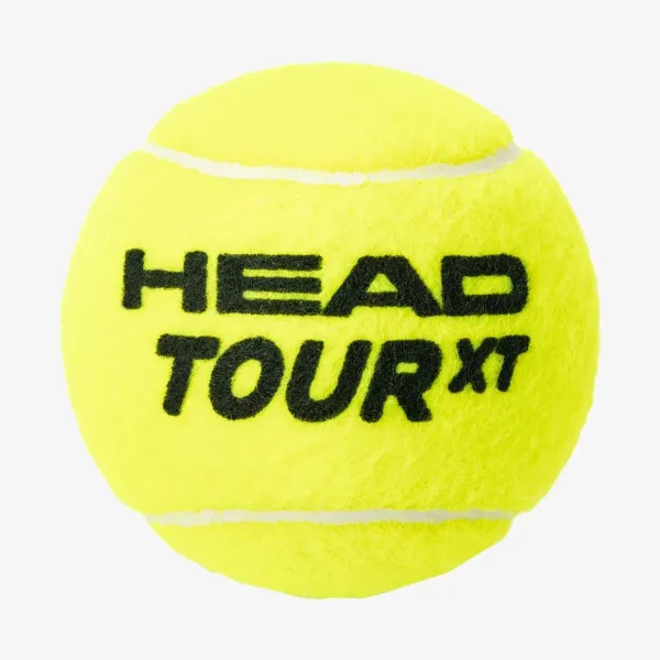 Мяч теннисный HEAD Tour XT 4B, 570824, уп.4 шт,одобр.ITF,сукно,нат.резина,желтый за 1&nbsp;489.20 ₽ в Казани