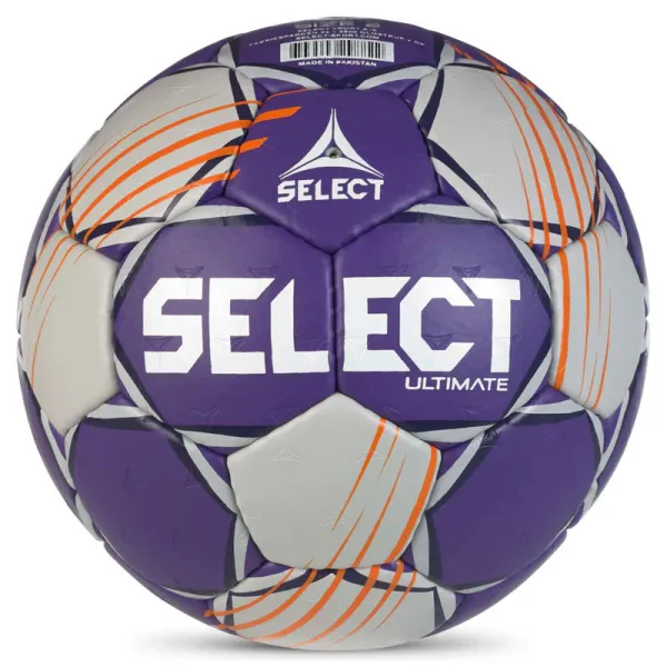 Мяч ганд. SELECT Ultimate Official EHF V24, 1612858999, Senior(р.3), EHF Appr, ПУ, руч.сш, фиол-сер за 15&nbsp;504 ₽ в Казани