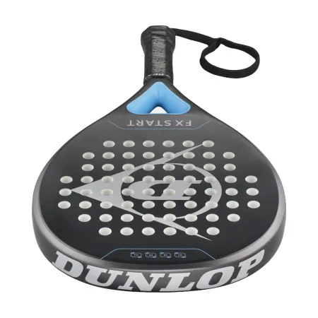 Ракетка для падела Dunlop FX Start, 10370737, для начинающих, гибрид, графит, черно-синий за 13&nbsp;175 ₽ купить в Казани