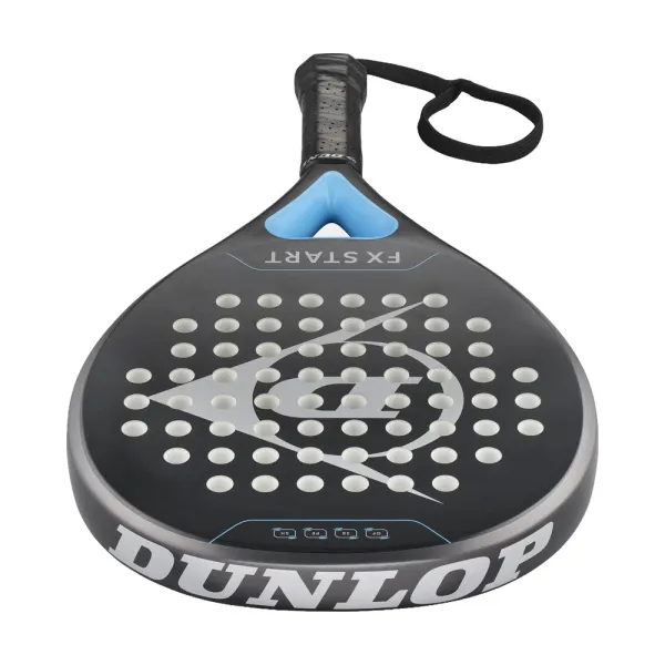 Ракетка для падела Dunlop FX Start, 10370737, для начинающих, гибрид, графит, черно-синий за 13&nbsp;175 ₽ в Казани