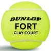 Мяч теннисный Dunlop Fort Clay Court 4B, 601613, уп.4 шт,одобр.ITF и FFT,сукно,нат.резина,желтый за 1&nbsp;812.20 ₽ купить в Казани