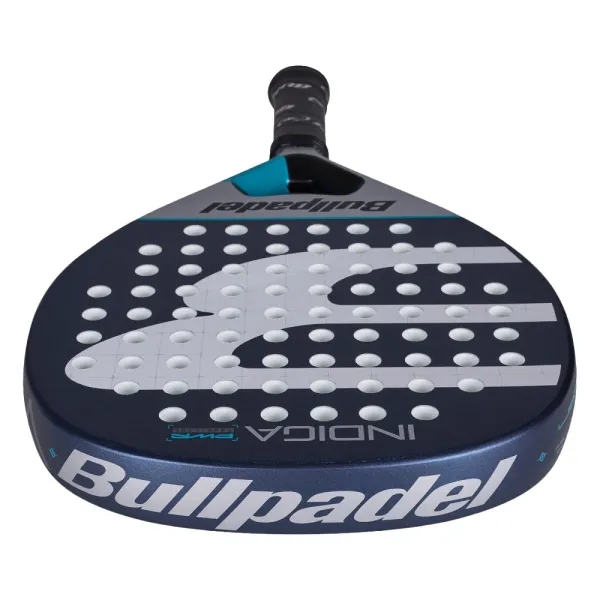Ракетка для падела BULLPADEL Indiga Power 26, 494416, для начинающих, стекловолокно, темносине-серый за 14&nbsp;672.70 ₽ в Казани