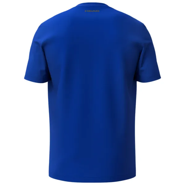 СЦ*Футболка мужская HEAD Club Original T-Shirt M 811855-Ro-S, р.S, хлопок,полиэстер,эластан, синий за 2&nbsp;888.30 ₽ в Казани