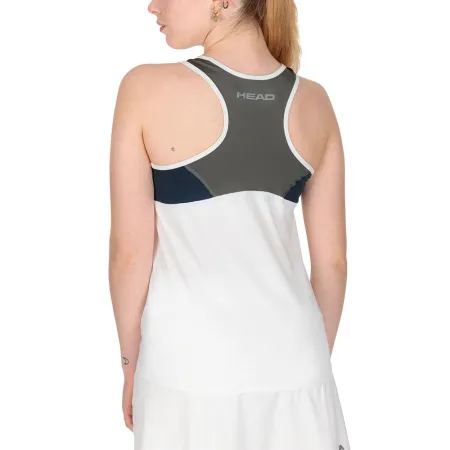 СЦ*Майка жен. HEAD Club 22 Tank Top W 814461-WHDB-L, р.L, 92% полиэстер, 8% эластан, белый за 3&nbsp;500.30 ₽ купить в Казани