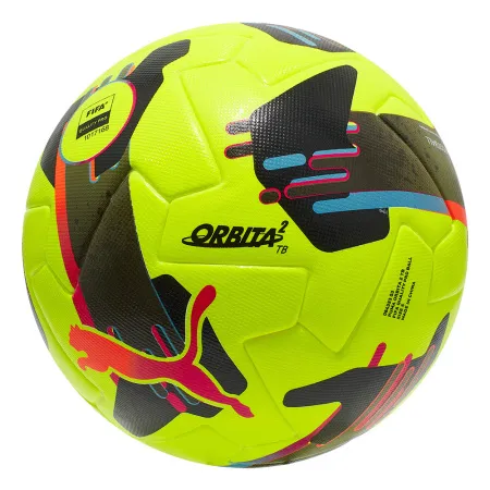 Мяч футб. PUMA Orbita 2 TB, 08432303, р.5, FIFA Quality Pro, 12 пан., ТПУ, термосшивка, желто-черный за 7&nbsp;260.70 ₽ купить в Казани