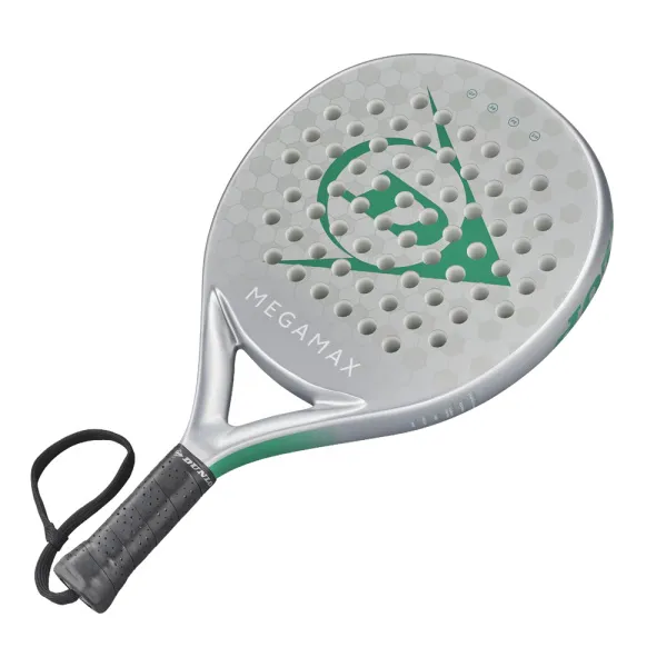 Ракетка для падела Dunlop Megamax Silver, 10370741, для начинающих, графит, серебристый за 11&nbsp;740.20 ₽ в Казани