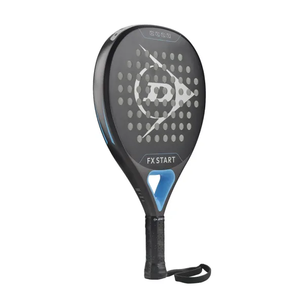 Ракетка для падела Dunlop FX Start, 10370737, для начинающих, гибрид, графит, черно-синий за 13&nbsp;175 ₽ в Казани