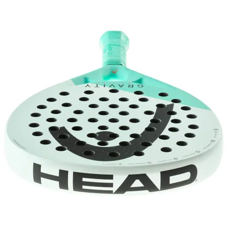 Ракетка для падела HEAD Gravity Motion, 224014, для продвинутых игроков, карбон, бело-бирюзовый за 23&nbsp;604.50 ₽ купить в Казани