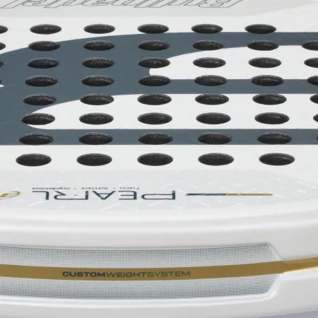 Ракетка для падела BULLPADEL Pearl 26, 493804, для профессионалов, карбон, бело-серый за 35&nbsp;929.50 ₽ купить в Казани