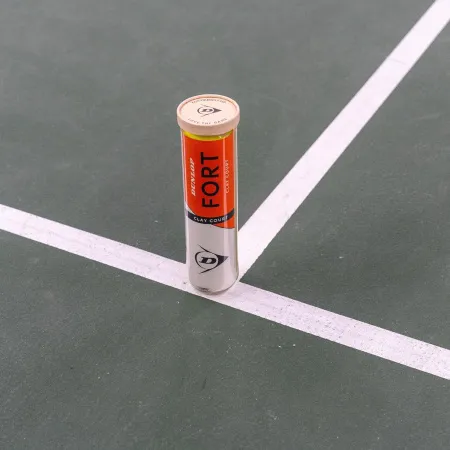Мяч теннисный Dunlop Fort Clay Court 4B, 601613, уп.4 шт,одобр.ITF и FFT,сукно,нат.резина,желтый за 1&nbsp;812.20 ₽ купить в Казани