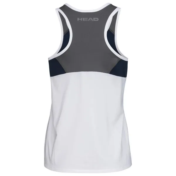 СЦ*Майка жен. HEAD Club 22 Tank Top W 814461-WHDB-L, р.L, 92% полиэстер, 8% эластан, белый за 3&nbsp;500.30 ₽ в Казани
