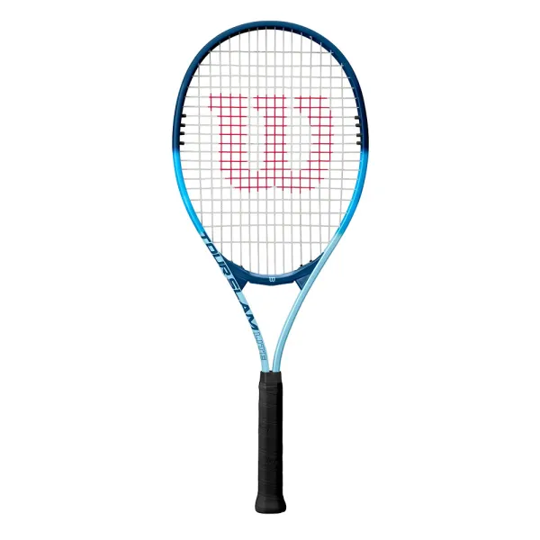 Ракетка б/т Wilson Tour Slam Lite Gr3, WR199010U3,для любит, алюминий, со струнами, сине-голубая за 6&nbsp;358 ₽ в Казани