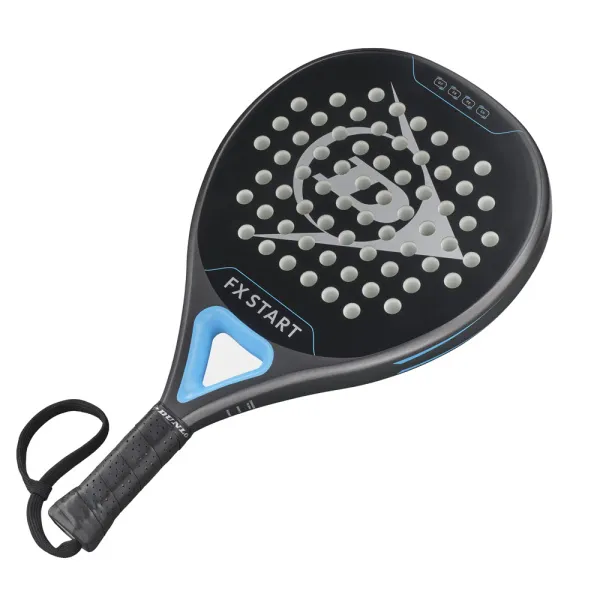 Ракетка для падела Dunlop FX Start, 10370737, для начинающих, гибрид, графит, черно-синий за 13&nbsp;175 ₽ в Казани