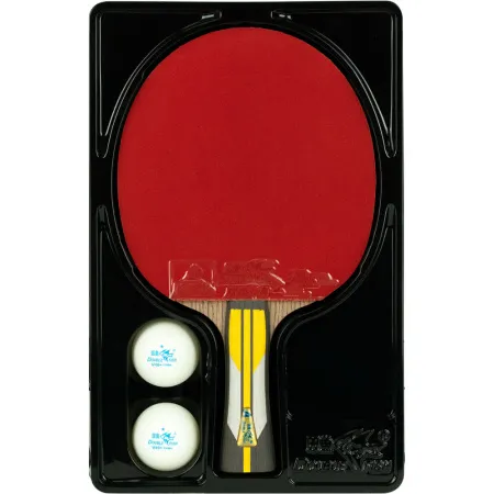 Ракетка для н/т DOUBLE FISH 6A+C, для подвин.,ITTF Appr.,накл. 2,1 мм, конич. ручка+ 2 мяча V40+мм за 3&nbsp;442.50 ₽ купить в Казани