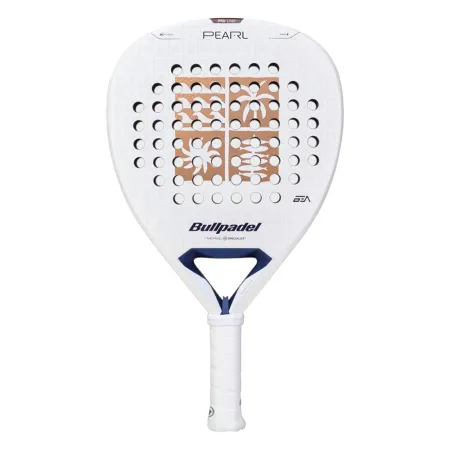Ракетка для падела BULLPADEL Pearl 27, 497249, для проф-в, стекловолокно,карбон, бело-золотистый за 44&nbsp;319 ₽ купить в Казани
